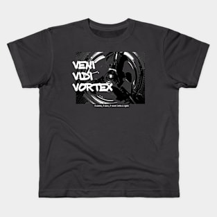 Veni Vidi Vortex - I came, I saw, I went into a spin Kids T-Shirt